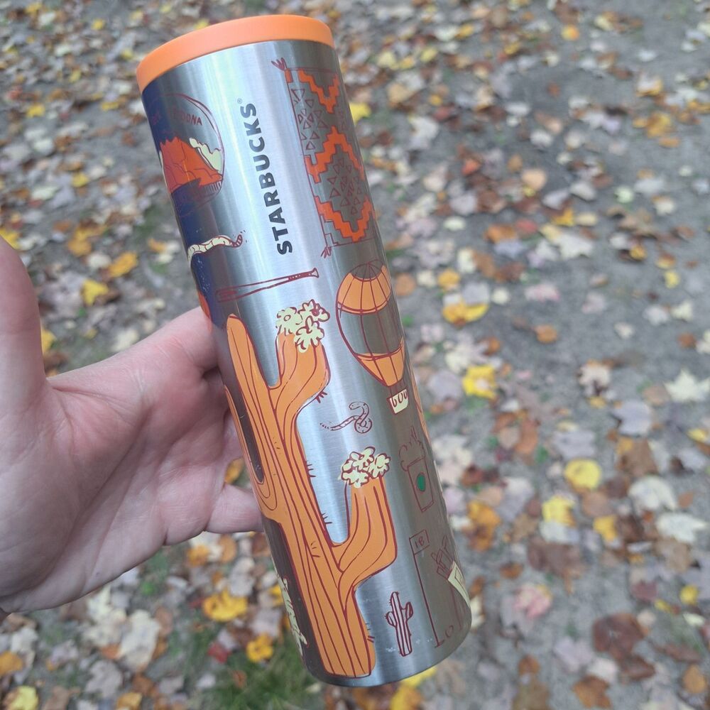 Starbucks Arizona Been There Insulated Stainless Travel Tumbler 16oz Cup Mug